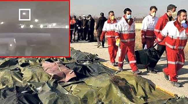 İran'da vurulan yolcu uçağıyla ilgili yeni görüntüler ortaya çıktı
