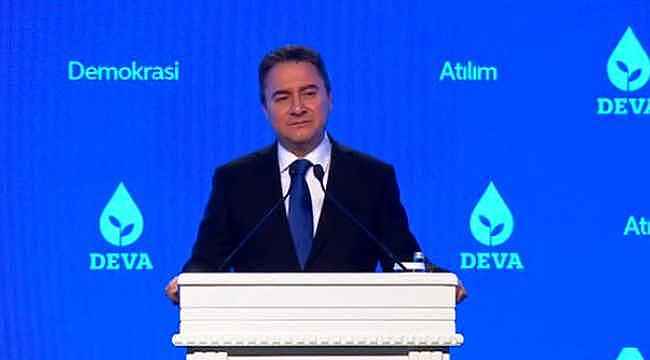 Babacan partisinin kuruluşunu ilan etti... İşte ilk sözleri