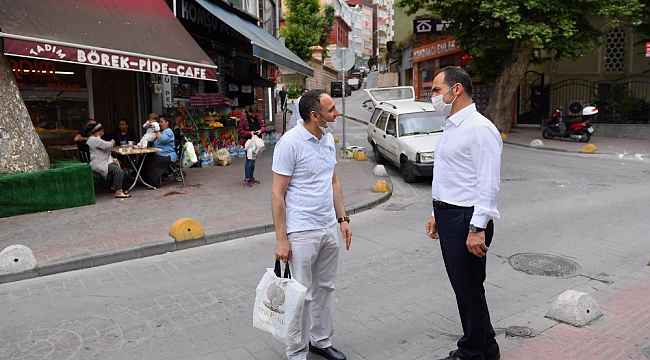 Beyoğlu'nda vatandaş başkan el ele