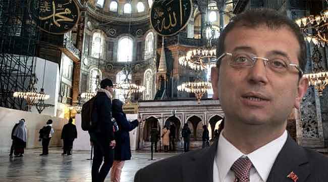 Günlerdir sessiz kalan İBB Başkanından sonunda Ayasofya yorumu geldi