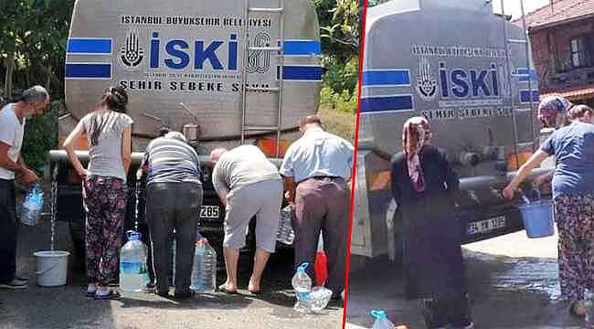 İstanbul'da bidonla su kuyruğu... Bakan Varank,