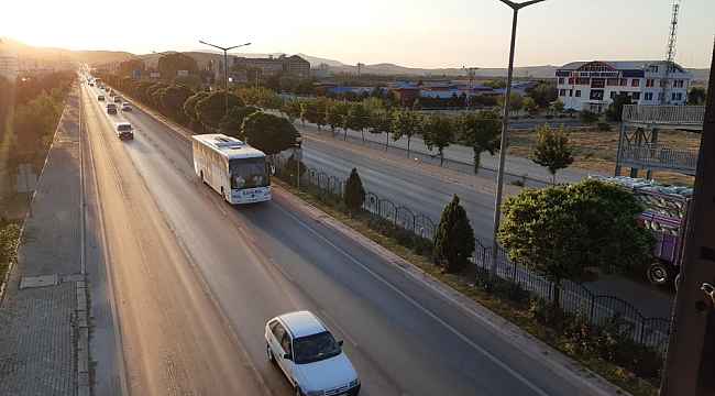 Kavşak noktadaki Afyonkarahisar'da bu bayram trafik yoğunluğu yaşanmadı