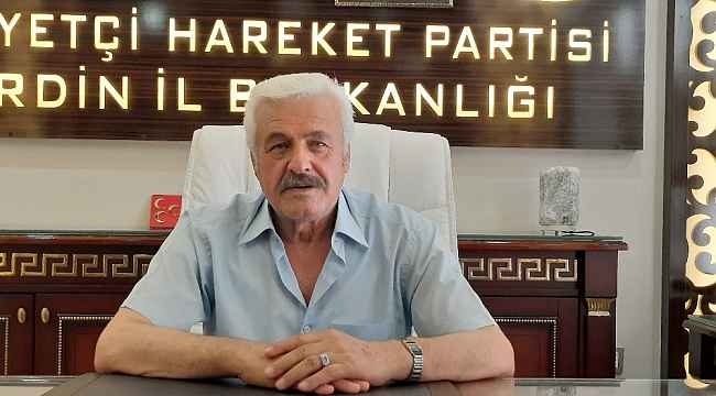 MHP Mardin İl Başkanı Bozkuş: "Tabela partisi olmayacağız, hedefimiz seçimlerde birinci sırada yer almak"