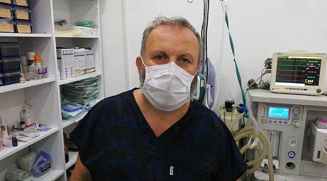Oyun oynarken 2 metrelik naylon ip yutan kediye endoskopi yapıldı
