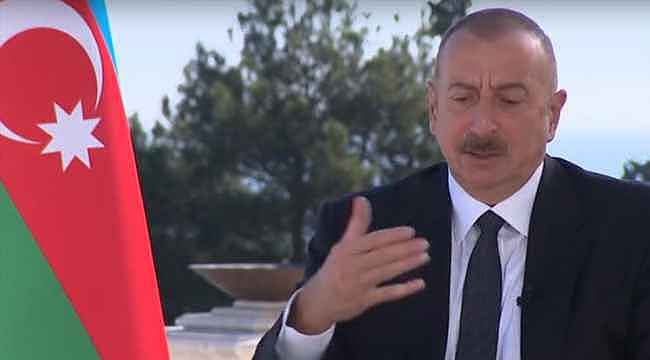 Aliyev ilk kez açıkladı: "Zengin iş adamları uçak aldılar silah gönderiyorlar"