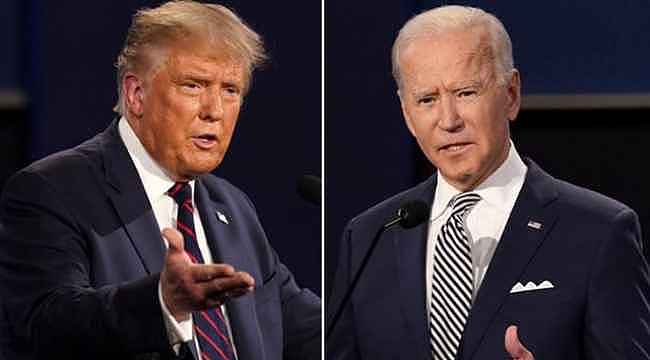 Donald Trump, başkanlık yarışındaki rakibi Joe Biden'ın taklidini yapıp dalga geçti