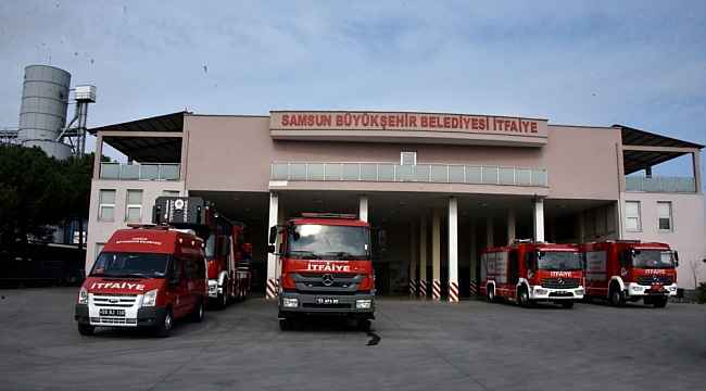 Samsun İtfaiyesi'ne 8 yeni istasyon
