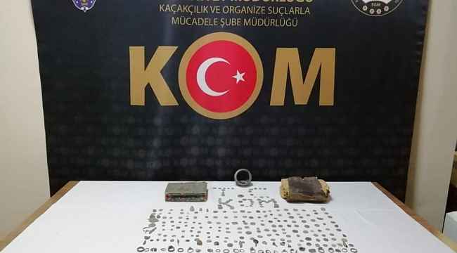 413 adet tarihi sikke ele geçirildi