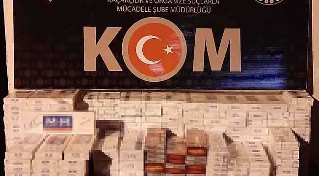 Batman'da 2 bin 300 paket kaçak sigara ele geçirildi