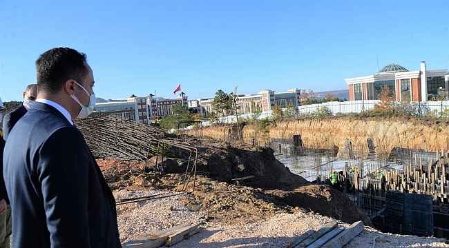 Bin 500 kişilik KKY yurdunda çalışmalar devam ediyor