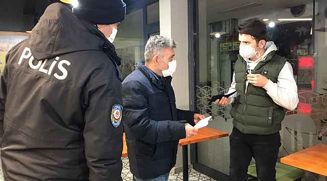 Kısıtlamaya uymayanlara denetim yapıldı