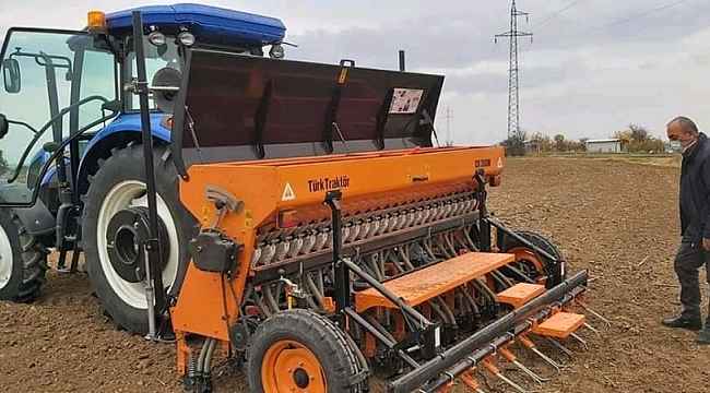 Milli buğday ve arpa tohumu emimi yapıldı