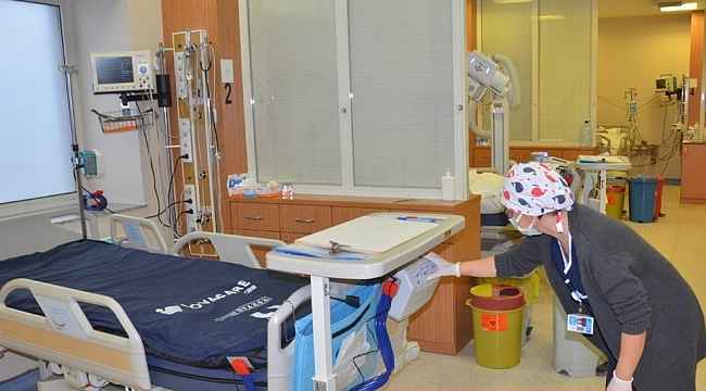 Nazilli Devlet Hastanesi'ne yatalak hastalar için 'şişme yatak' takviyesi yapıldı