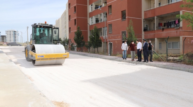 Baydilli yol çalışmalarını inceledi