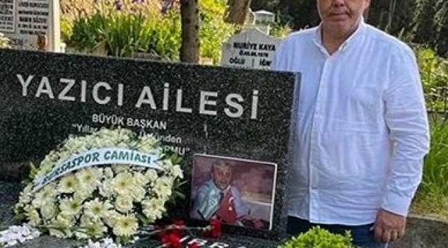 Bursaspor Başkanı Erkan Kamat, İbrahim Yazıcı'nın kabrini ziyaret etti - Bursa Haberleri