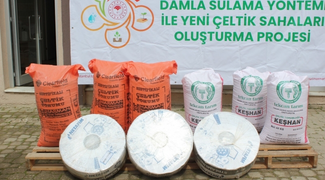 Çatalca'da çeltik ekiminde yeni dönem