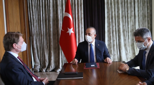 Çavuşoğlu, Almanya'nın Turizmden Sorumlu Müsteşarı Bareiss ile görüştü