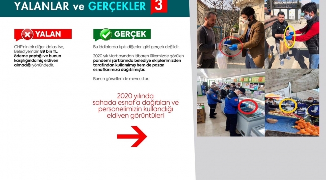 CHP'nin iddialarını, başkan delilleriyle yalanladı