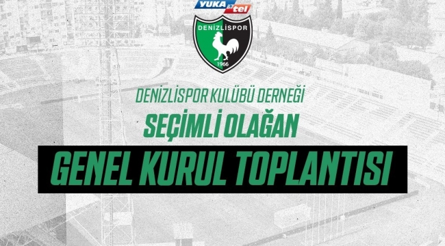 Denizlispor seçime gidiyor