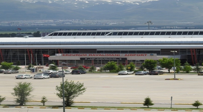 Erzurum hava ulaşımında pozitif seyir