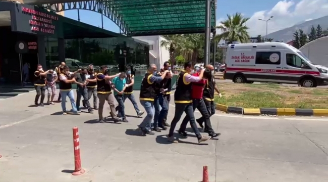 İskenderun'da hırsızlık şüphelisi 5 kişi yakalandı