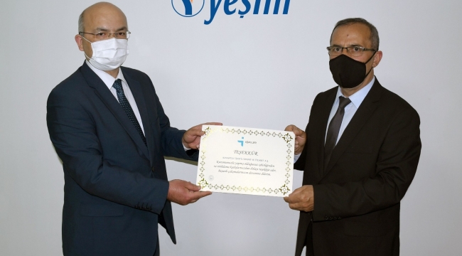 İŞKUR'dan Yeşim'e teşekkür belgesi - Bursa Haberleri