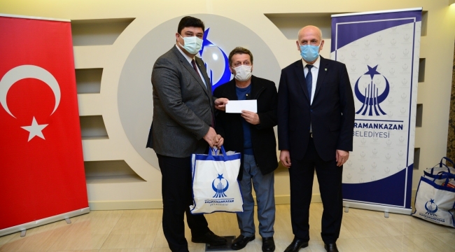 Kahramankazan'da esnafa Bin TL'lik nakdi destek