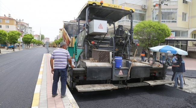Karaman Belediyesinden asfalt çalışmaları