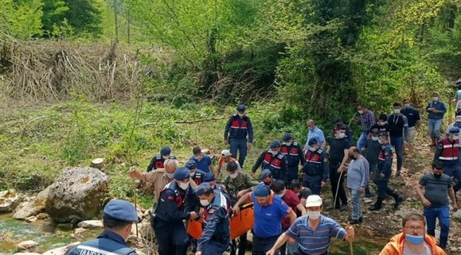 Kayıp adam ormanlık alanda bulundu