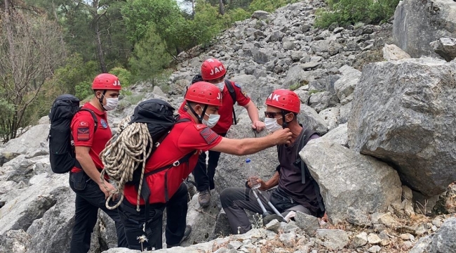 Kayıp İtalyan turist jandarma tarafından kurtarıldı