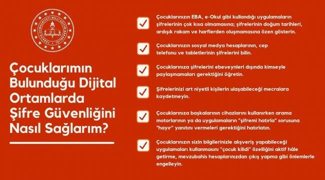 Milli Eğitim Bakanı Selçuk'tan 'Dünya Şifre Günü'nde uyarı