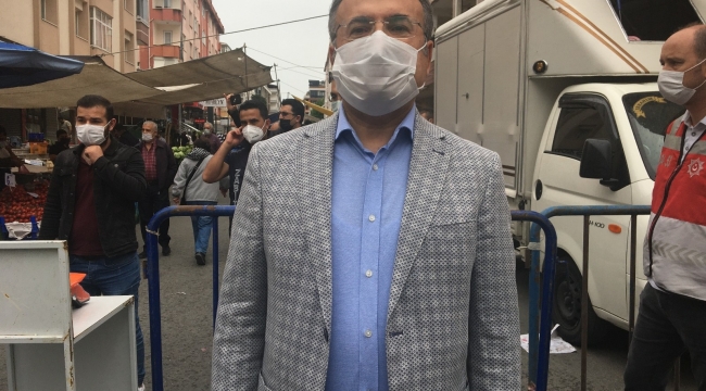 Pendik'te tam kapanma sürecinde pazarlarda sıkı denetim