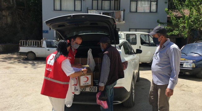 Türk Kızılay Mudanya'da 150 aileye yardım ulaştırdı - Bursa Haberleri