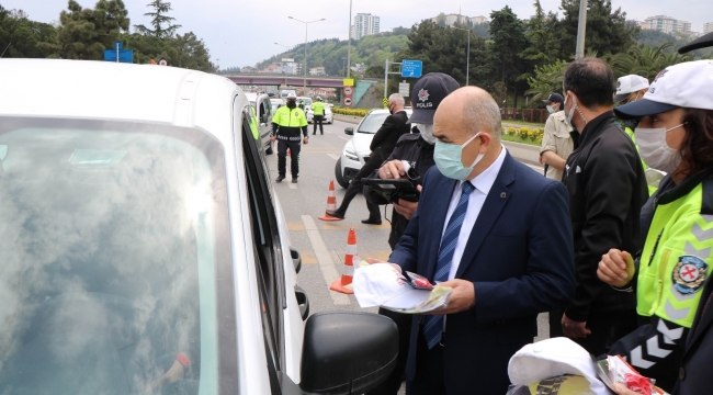 Vali Dağlı: "Bu yılki mottomuz 'Emniyet kemeri takıyorum"