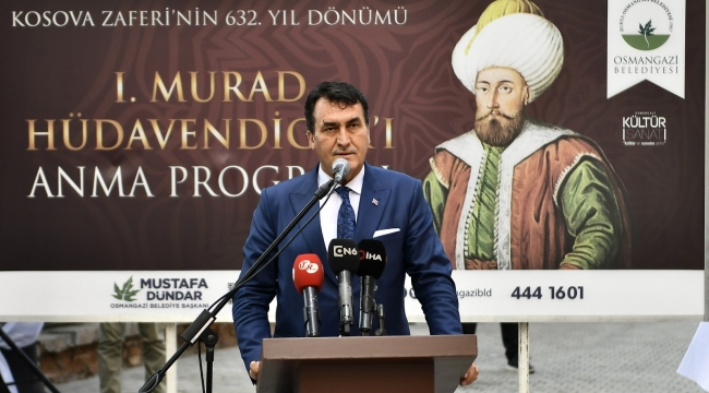 Murat Hüdavendigar, Kosova'dan sonra Bursa'da da anıldı