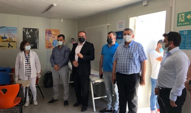 TOGG şantiyesinde aşılama mesaisi - Bursa Haberleri