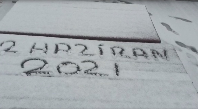 Uludağ'da haziran ayında kar sürprizi - Bursa Haberleri