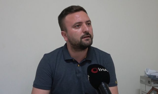 Bursa'da 3. kata balta fırlattı, satırla tehdit etti