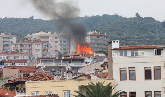 Bursa'da korkutan yangın - Bursa Haberleri