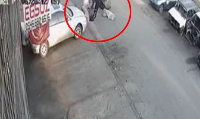 Bursa'da mazgalları ve çöp kutularını böyle çaldılar - Bursa Haberleri