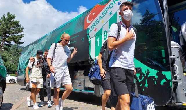 Bursaspor ikinci etap kamp için Bolu'ya gitti