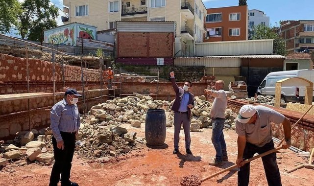Kestel'in ilk millet kıraathanesi ve kütüphanesinde çalışmalar sürüyor - Bursa Haberleri