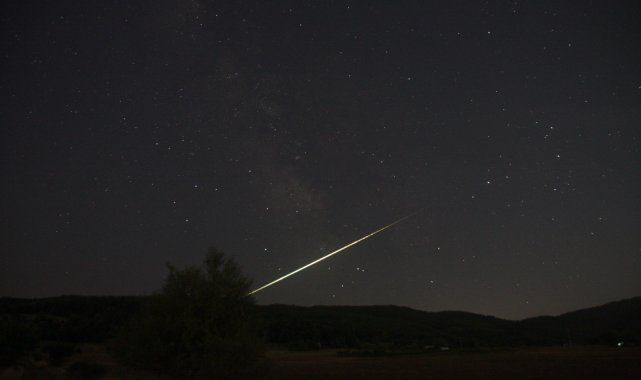 Meteor düşüşü Bursa'da görüntülendi