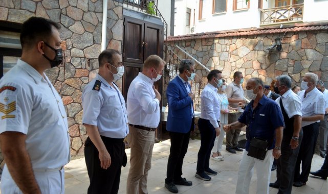 Mudanya protokolü bayramlaştı