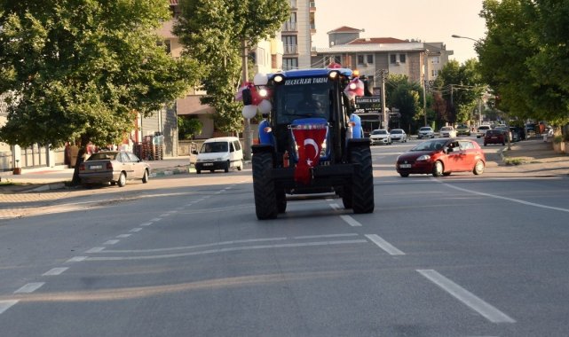 Sünnet arabasını görenler hayrete düştü