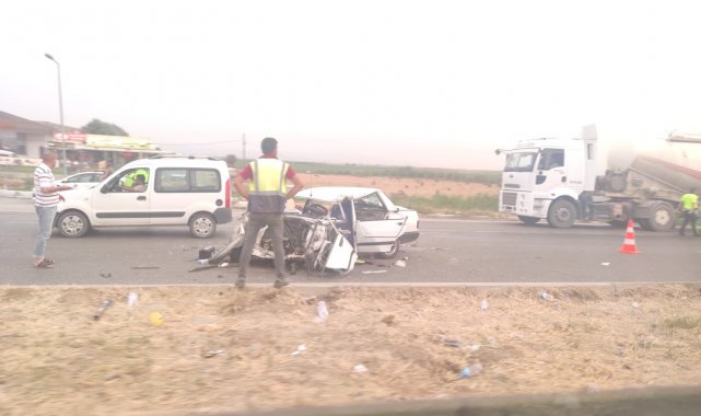 Bursa'da feci kaza: 1 ölü, 3 yaralı