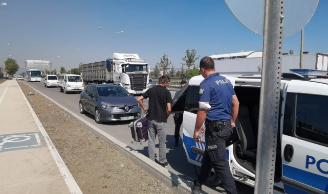 Hırsızlık şüphelisi otobüsle seyahat ederken yakalandı