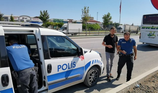 Hırsızlık zanlısı otobüsle kaçarken yakalandı