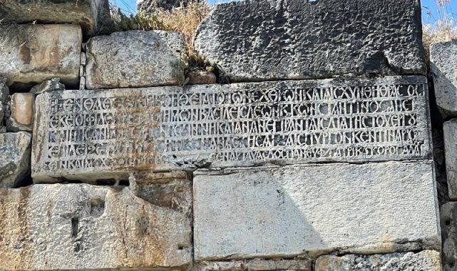 İznik'te 2 bin yıllık surlara işlenmiş kitabenin sırrı çözüldü