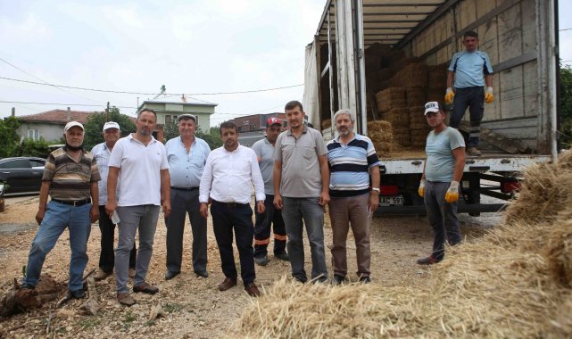 Nilüferli çiftçilerden Manavgat'a anlamlı yardım